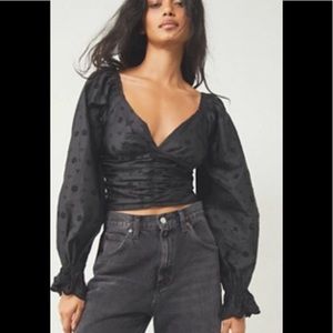 Fabulous black free people top